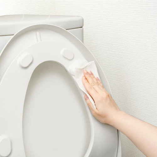 トイレノズル洗浄除菌泡スプレー 泡がたっぷりと盛り上がったスプレー缶の側面