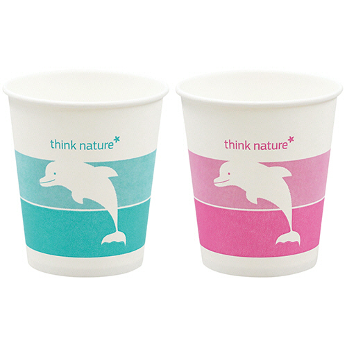 紙ｺｯﾌﾟ 既製ｲﾙｶ柄 7ｵﾝｽ φ72mm 1ﾊﾟｯｸ(50個)画像