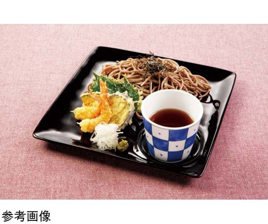 遊器四方皿 スティールブルー 30個入 複数個が整然と並べられた状態