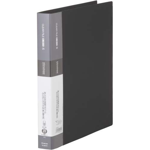 シンプリーズクリアーＦ差替式黒Ａ４縦背幅３６ｍｍ画像