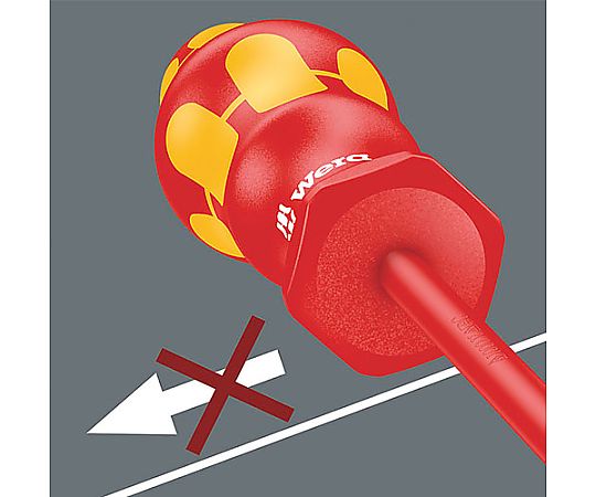 7本組  絶縁ドライバー(スリム型) 様々なサイズのドライバーが整然と並んでいる状態