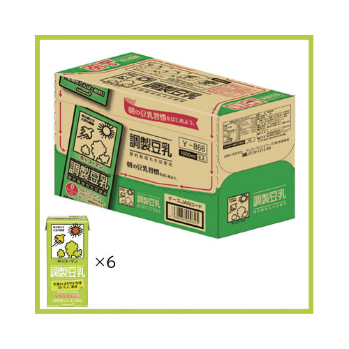 調製豆乳　６本画像