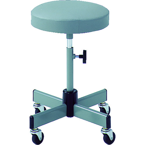 ＴＲＵＳＣＯ　作業用チェア　Φ３１５ＸＨ４６０ー５６０　グレー画像