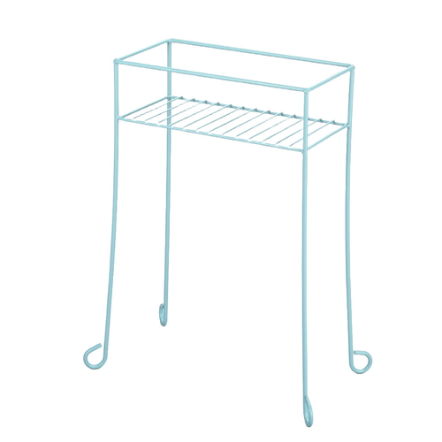 プランタースタンド 心春 スクエアガーデンスタンド L ブルー画像