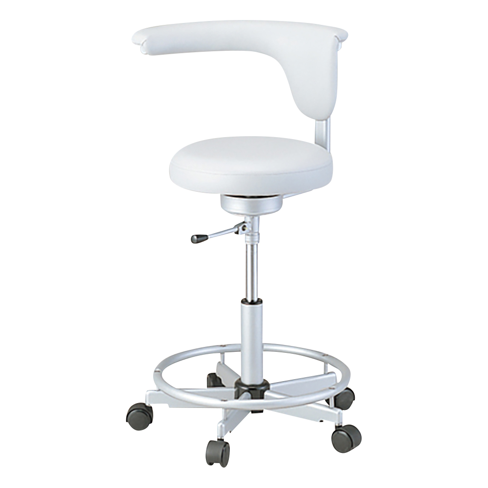 ワーキングチェアー　ホワイト画像