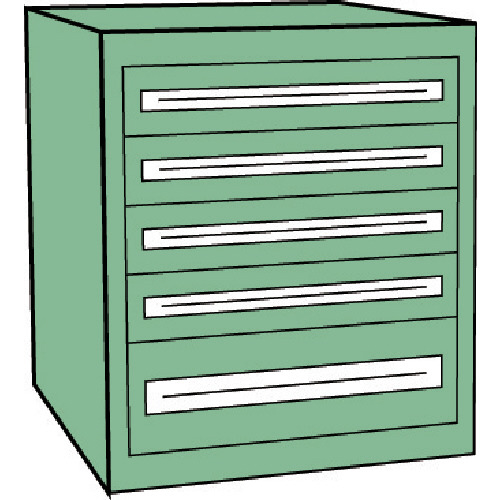 VE7S型ｷｬﾋﾞﾈｯﾄ 700×550×H800 引出5段 1台