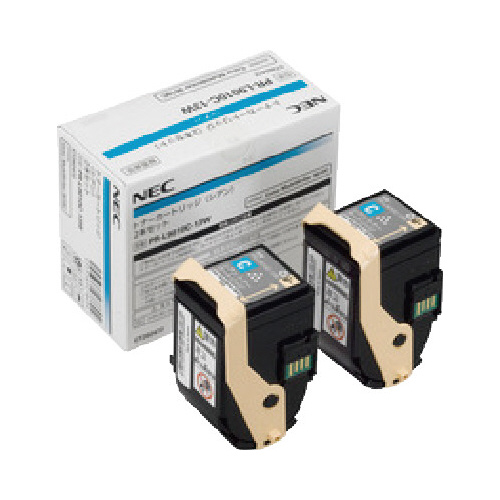 純正トナー　ＰＲ－Ｌ９０１０Ｃ－１３Ｗシアン２個画像