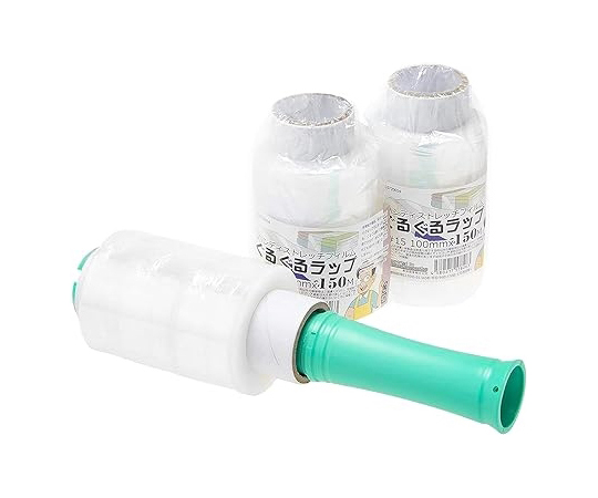 ハンディストレッチぐるぐるラップ交換フィルム 本体セット 3本セット画像