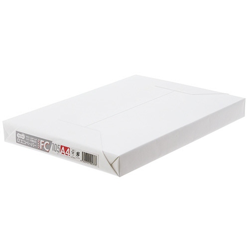 αｴｺﾍﾟｰﾊﾟｰ ﾀｲﾌﾟFC A4 厚口 105g 1冊(250枚)画像