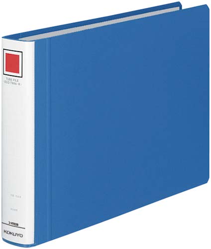 チューブエコツインＲ青Ａ４横背幅４５ｍｍ４－１１冊画像