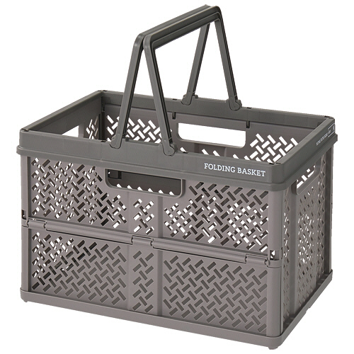 折りたたみﾊﾞｽｹｯﾄ M ｸﾞﾚｰ 1個画像