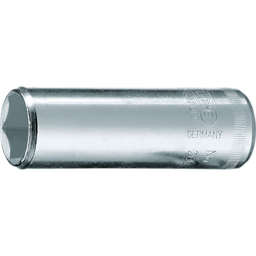 6角ソケット10mm　差込角6.35mm　ロングタイプ　1個画像