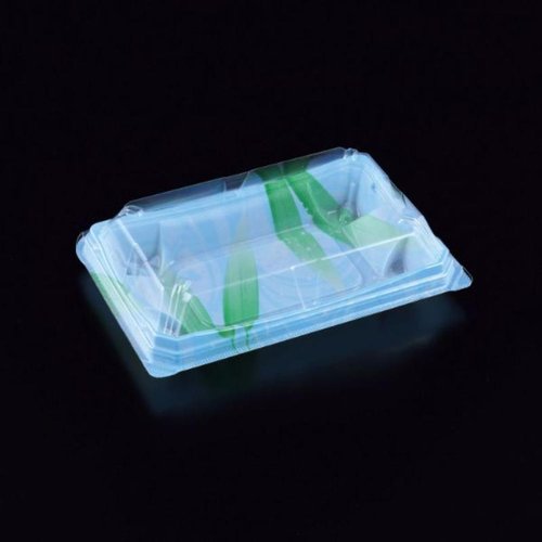 和菓子容器 ユニコン RX-18 流水笹 スミ [ケース販売]