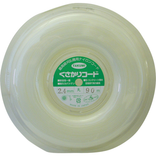 ﾅｲﾛﾝｺｰﾄﾞ 丸型 2.4×90m 1個画像