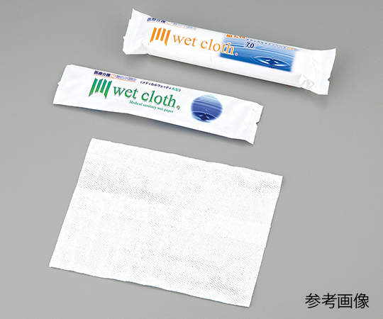医療介護用ウェットタオル メディカルウェッティ丸型 1パック（1本×100袋入）画像