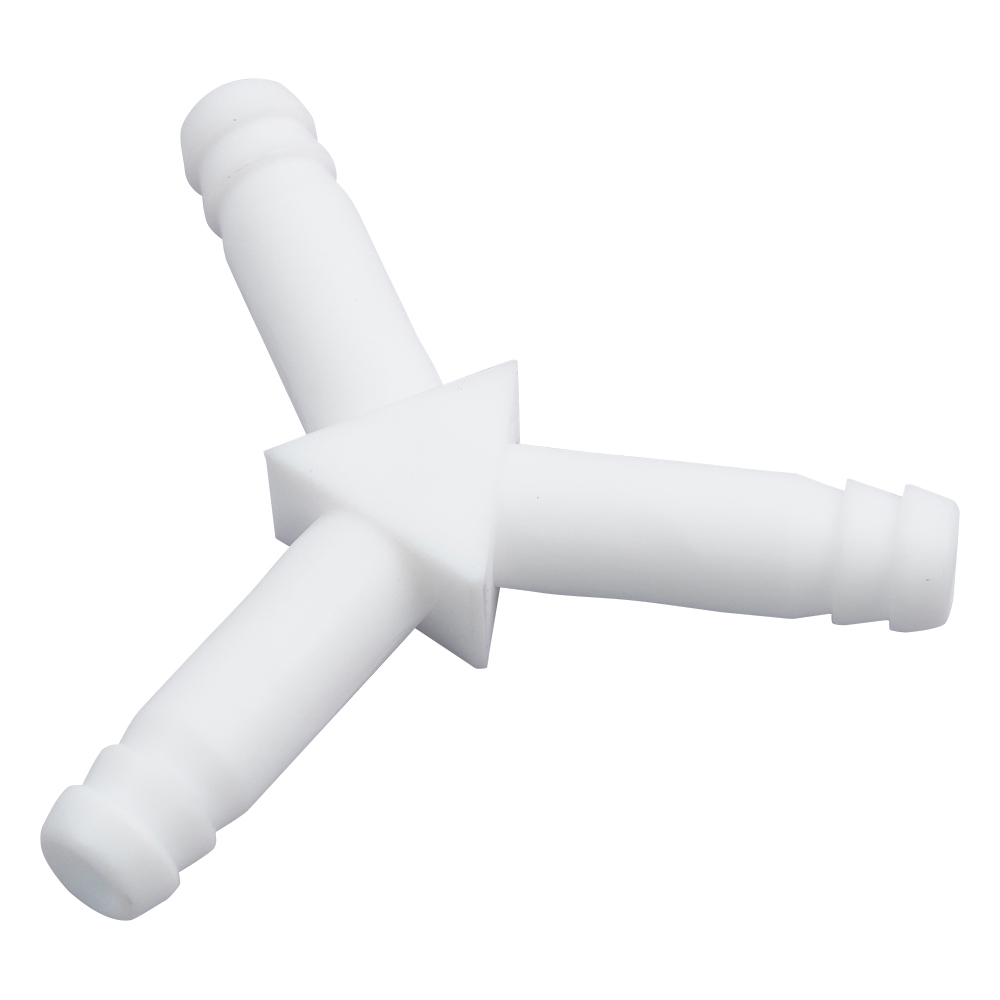 PTFEチューブコネクター（耐熱・耐薬品）Y型 接続口外径9mm画像