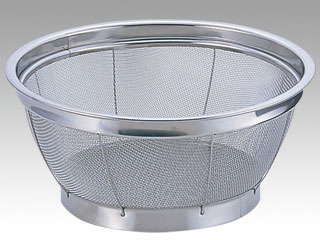 ザル TKG ステンNEWマンモス浅型ざる33cm画像