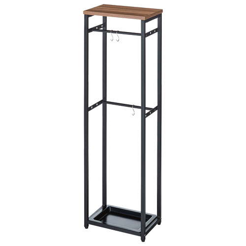 ｱﾝﾌﾞﾚﾗｽﾀﾝﾄﾞ 幅300×奥行200×高さ1030mm ﾀﾞｰｸﾌﾞﾗｳﾝ/ﾏｯﾄﾌﾞﾗｯｸ 1台画像