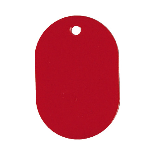 番号札　小　無地　１０個入　赤画像