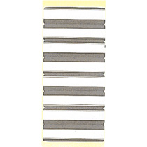 ﾌｫﾙﾀﾞｰﾗﾍﾞﾙ 60×33mm 灰 1ﾊﾟｯｸ(40片)画像