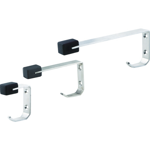 ﾌｯｸ付ﾎﾞｯｸｽ戸当 50mm HL 黒ｺﾞﾑ 1個画像