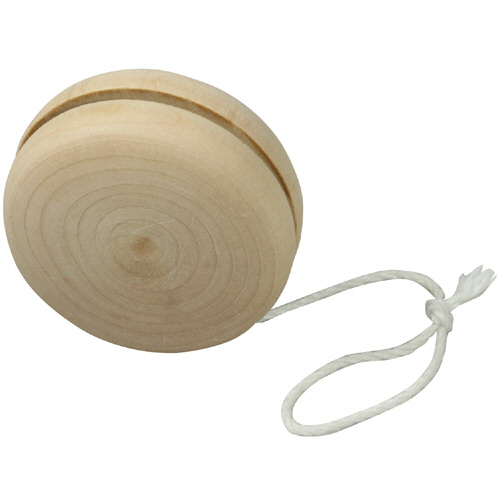 木製ｺﾝﾊﾟｸﾄﾖｰﾖｰ(ひも付) 1個画像