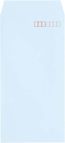 プライバシー保護封筒　長３　ブルー　１０００枚　３画像