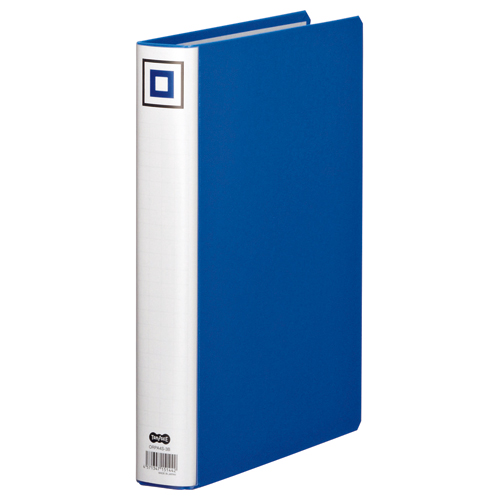 両開きﾊﾟｲﾌﾟ式ﾌｧｲﾙV A4ﾀﾃ 300枚収容 30mmとじ 背幅45mm 青 1ｾｯﾄ(30冊)画像
