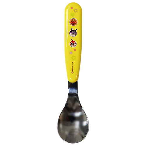 スプーン 13cm アンパンマン 子ども用 抗菌 ステンレス イエロー画像