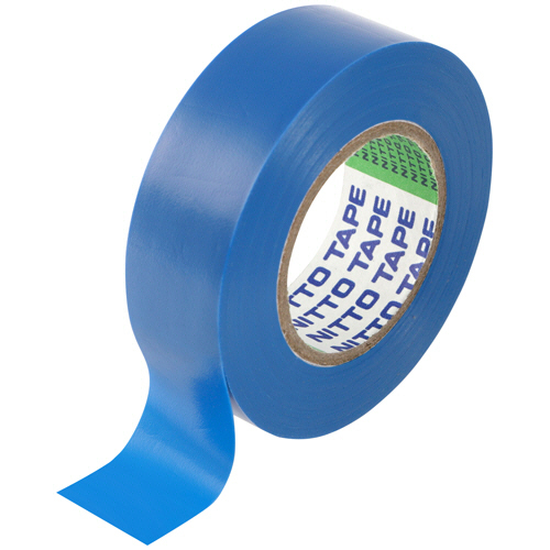 ﾋﾞﾆﾙﾃｰﾌﾟ No.21 19mm×10m 青 1巻画像