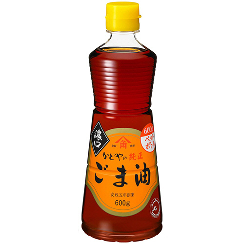 純正ごま油濃口 600g ﾍﾟｯﾄﾎﾞﾄﾙ 1本