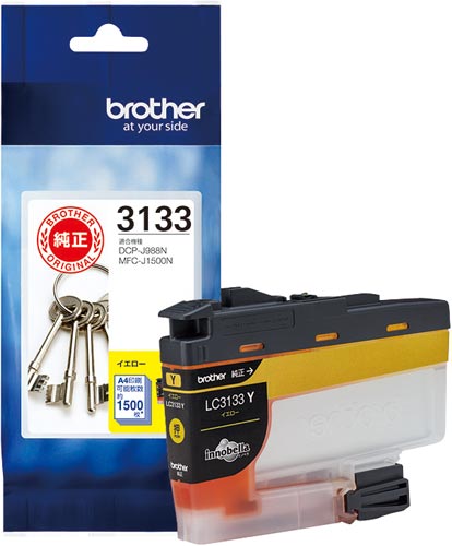 純正インク　ＬＣ３１３３Ｙ　イエロー