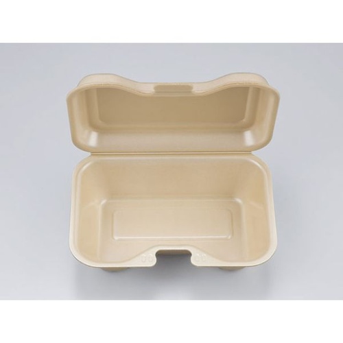 シーピー化成 弁当容器 VK-608 キャメル 発泡画像