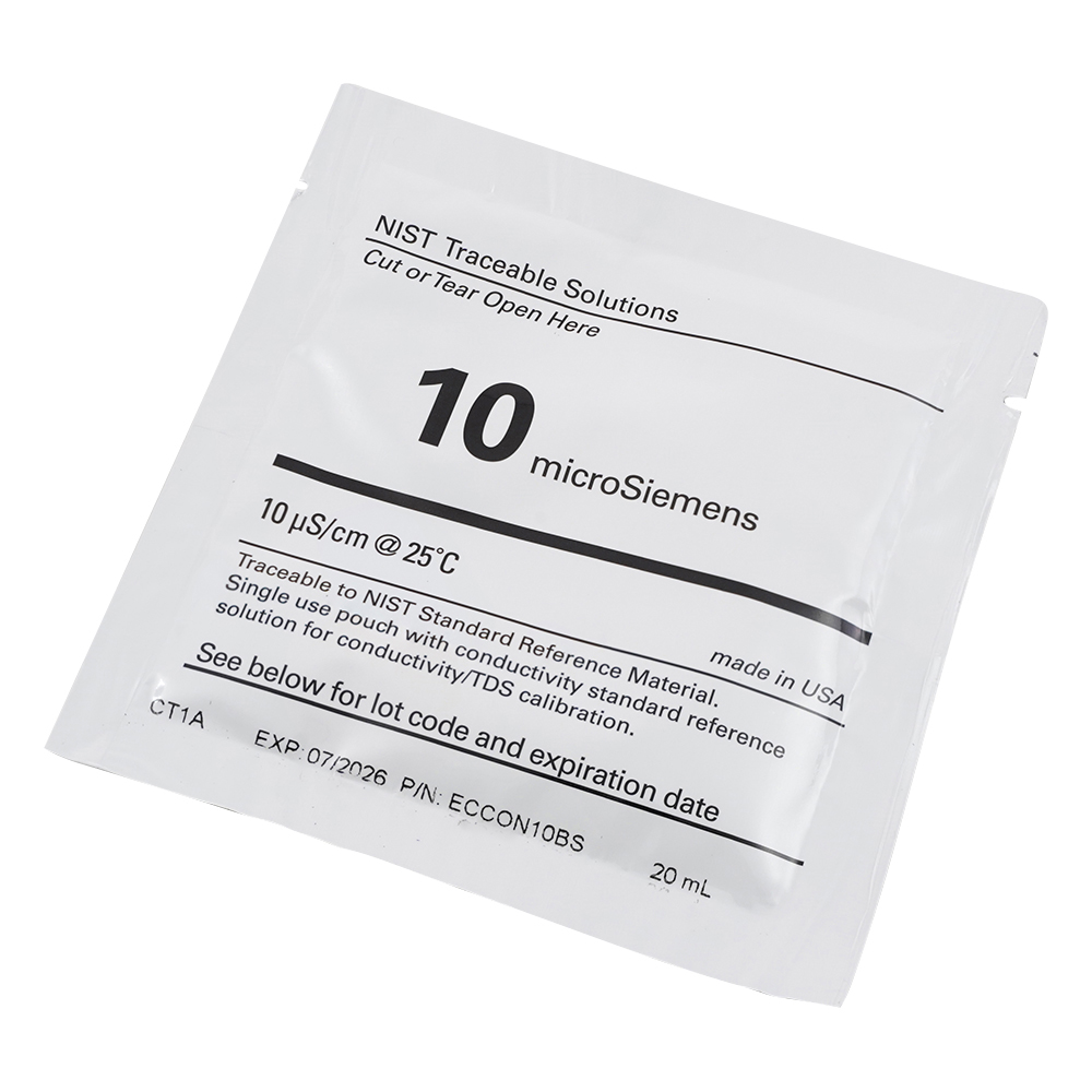 ラコムテスター導電率計用校正液 10μS/cm 20mL×5 1箱（5パック入）画像