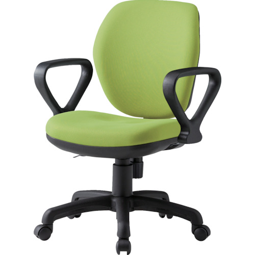 ＴＯＫＩＯ　オフィスチェア　ループ肘付　モスグリーン画像