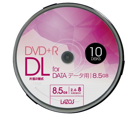 ブランクメディアディスク　DVD+R　DL　データ用　10枚スピンドル画像