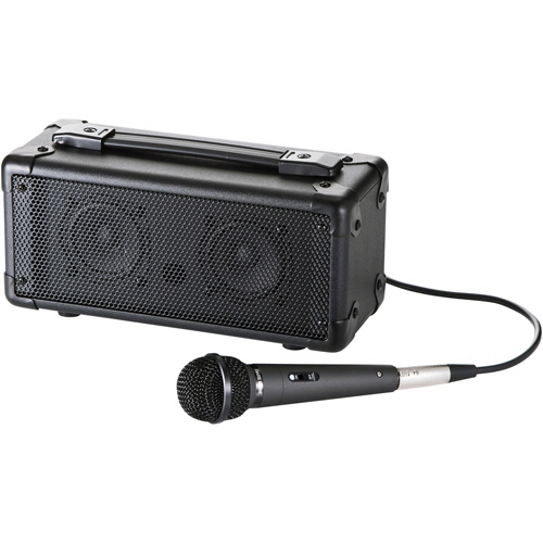 ﾏｲｸ付き拡声器ｽﾋﾟｰｶｰ ﾌﾞﾗｯｸ 1台