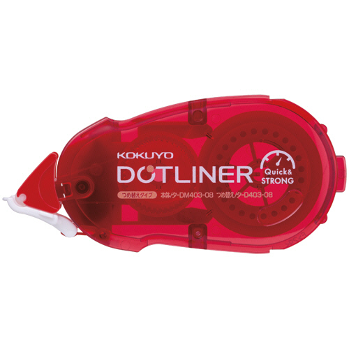 ﾃｰﾌﾟのり ﾄﾞｯﾄﾗｲﾅｰ 強力に貼る つめ替用 8.4mm×16m 強粘着 1ｾｯﾄ(10個)画像