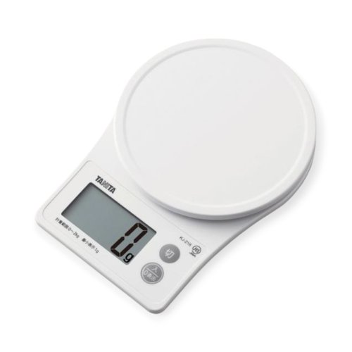 はかり タニタ KJ-216-WH(ホワイト) クッキングスケール 2kg画像