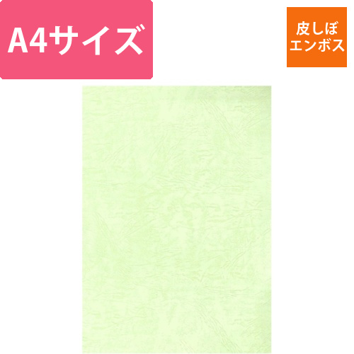 カットペーパー　レザック66　A4　ウスミドリ画像