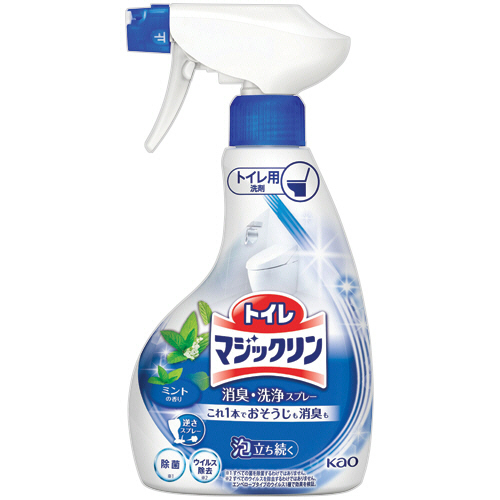 ﾄｲﾚﾏｼﾞｯｸﾘﾝ 消臭･洗浄ｽﾌﾟﾚｰ ﾐﾝﾄの香り 本体 350mL 1本