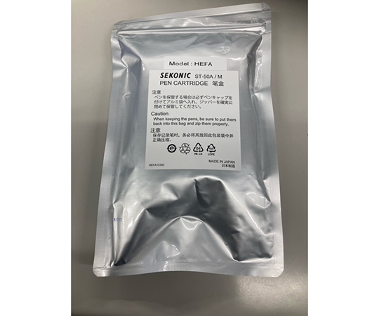 サインペン 温度ペン（赤）、湿度ペン（青）1箱（4本入）画像