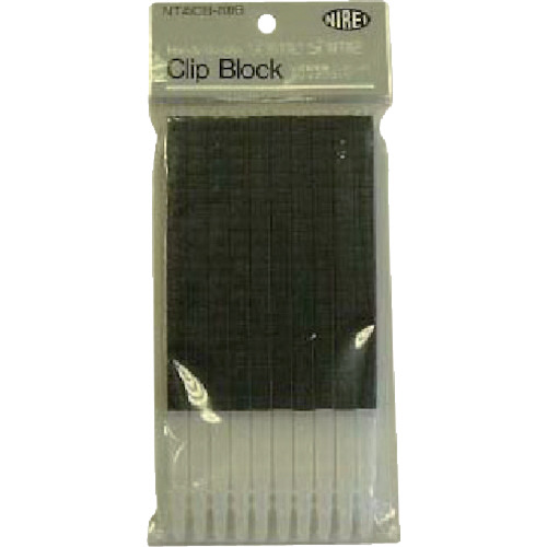 しめしめ45結束機用ｽﾍﾟｱｸﾘｯﾌﾟ黒 1袋(200個)画像