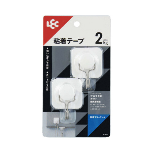 粘着フリーフック　２個画像