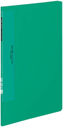 クリヤーブックＷＣ　固定式Ａ４縦１０Ｐ緑１０冊画像