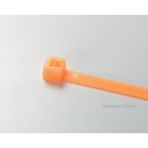 ｶﾗｰﾀｲ 幅3.5×長さ152mm 屋内使用 蛍光ｵﾚﾝｼﾞ 1袋(100本)画像