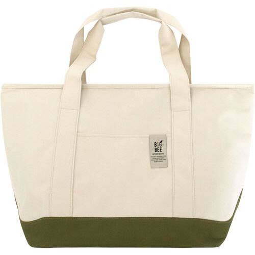 ＢｉｇＢｅｅクーラートートバッグＭコットンアイボリ画像