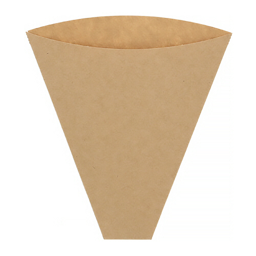 ｽﾅｯｸ三角袋 12-13 未晒無地 1ｾｯﾄ(3000枚:100枚×30ﾊﾟｯｸ)画像