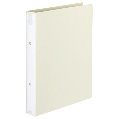 ﾘﾝｸﾞﾌｧｲﾙ A4ﾀﾃ 2穴 260枚 ﾘﾝｸﾞ内径32mm 背幅43mm ｵﾌﾎﾜｲﾄ 1ｾｯﾄ(10冊)画像