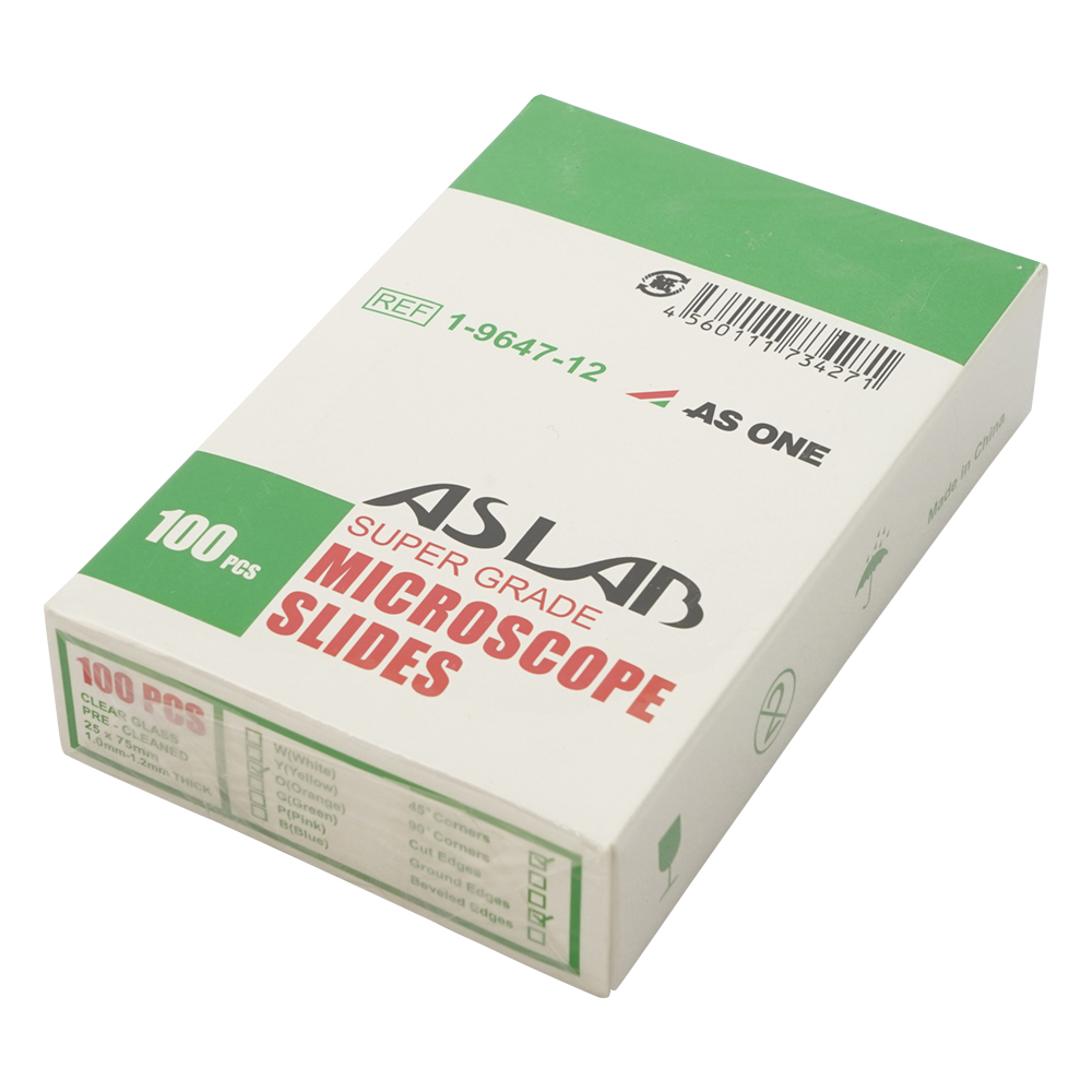 アズラボ スライドガラス（ソーダ） 100枚入 10128105P オレンジ画像